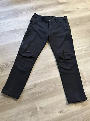 Harley Davidson Men’s Cotton Black Double Knee Jeans 36x32 Canvas Mechanic • $35.95