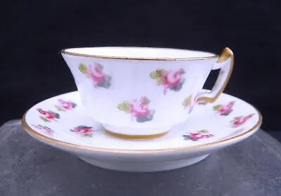 Royal Crown Derby Miniature Rosebud Cup &  Saucer Coalport Interest • $56