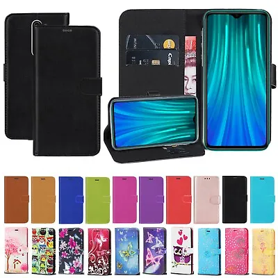 Case For Xiaomi Redmi Note 9 8 10 Pro Mi 10T Lite 5G PU Leather Wallet Cover • £3.25