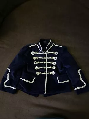 GAP Baby Jacket Kids 2T Military Prince Navy Velvet Gold Sergeant Pepper • $49