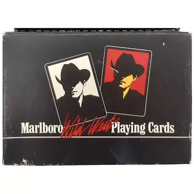 1991 Vintage Marlboro Man Wild West Deck Playing Cards 2 Decks Sealed NEW • $9.90