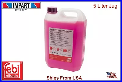 Audi VW Volkswagen G12 Coolant Antifreeze Violet Purple Large 5.0 L Jug Febi • $68