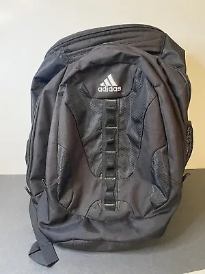 Adidas Load Spring Backpack Black Laptop Sleeve School Sports LARGE CAPACITY • $22