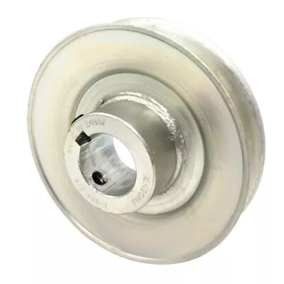 $24.71 • Buy V-Groove Drive Pulley 4'' Dia. 1'' Bore Steel