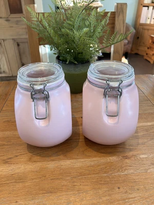 £24.95 • Buy Nigella Lawson Living Kitchen Ceramic Pink Storage Containers X 2