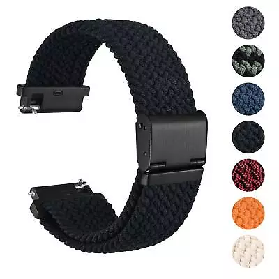 Wocci Nylon Watch Band 16mm 18mm 19mm 20mm 21mm 22mm 24mm Replacement Straps • $9.99