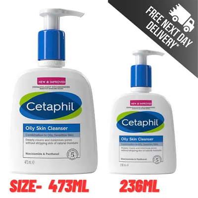 £13.49 • Buy Cetaphil Oily Skin Cleanser, Face Wash For Combination To Oily Sensitive Skin