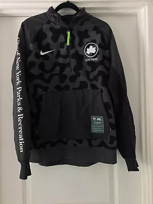 Nike X NYC Parks Size M Medium Half Zip Camo Fleece Sweatshirt • $9.99