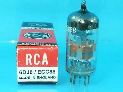 Mullard Rca 6dj8 Ecc88  Tube Single Great Britain Best Steel Pin Tone Ever • $58.50