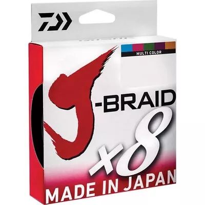 Daiwa J-Braid X8 Muticlour Braid Line 500m 30lb • $70