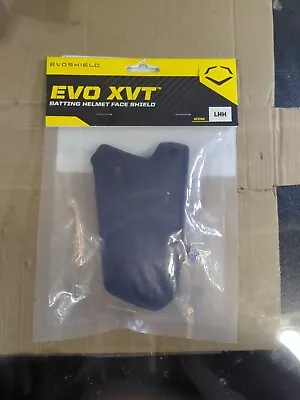 EvoShield Evo XVT Batting Helmet Face Shield For Left Hand Hitter LHH -Black #59 • $18