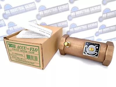 TACO - ACUF-200-AT-1 - 2  Threaded ACCU-FLO Hydronic BALANCING VALVE - 300 PSI • $189.50