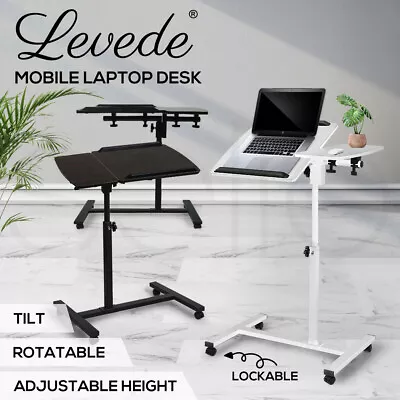 $49.99 • Buy Levede Mobile Laptop Desk Foldable Computer Table Stand Office Bed Portable