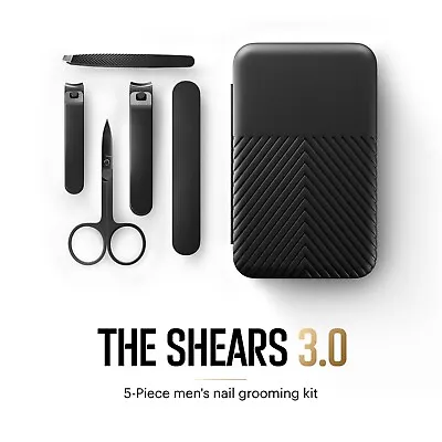 MANSCAPED® Shears 3.0 5-Piece Precision Men’s Nail Grooming Travel Kit • $24.99