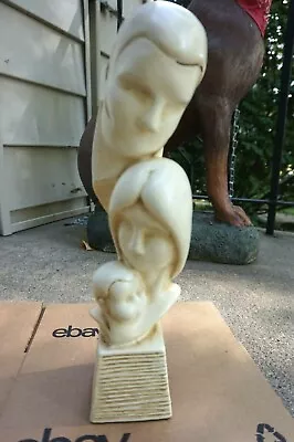 $24.50 • Buy Universal Statuary Retro MCM Statue V. Kendrick Statue Father Mother Son 1964