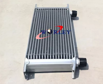 Universal Mocal Style 19 Row Engine Transmission 10-AN AN10 Oil Cooler Oilcooler • $48.93