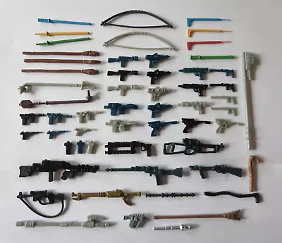 57 Vintage Star Wars Weapons Figures REPROS FOR VINTAGE FIGURES • $31.99