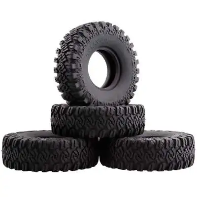 £20.99 • Buy 114mm 1.9  Rubber Rocks Tyres/Wheel Tires For 1:10 Rc Rock Crawler Axial SCX10