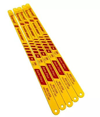 Starrett Bi-Metal Unique Safe-Flex Hacksaw Blades 300mm 12  X 32tpi 5-Pack • £5.99