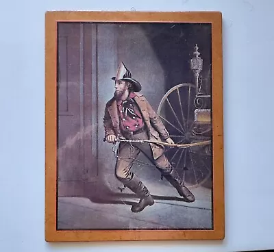 Vintage Firefighter Postcard • $1.99