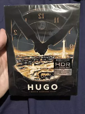 HUGO 4K UHD + 3D Blu Ray + Blu Ray Limited Edition Brand New Sealed Arrow US IMP • $50