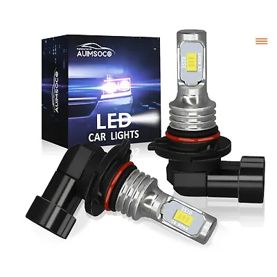 2X AUIMSOCO 9005 LED Headlight Bulbs Conversion Kit High Beam White Super Bright • $18.99