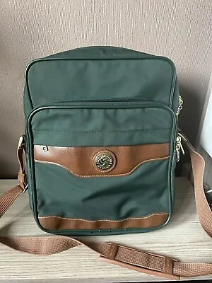 SAMSONITE Green Canvas Travel Shoulder/cabin Bag Used Once  • £17