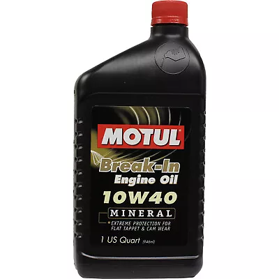 Motul Break-In Engine Oil 10W40 - 1 Quart • $23.75