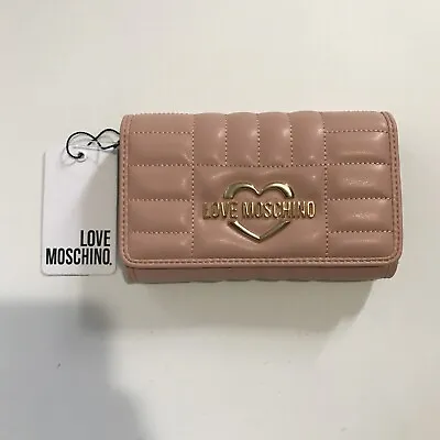 Love Moschino Wallet Quilted Gold Logo New With Tags • $74.99