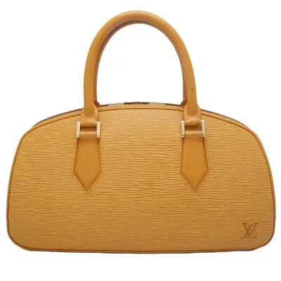 LOUIS VUITTON Epi Leather Handbag Jasmin M52089 Tassiri Yellow /450062 • $460