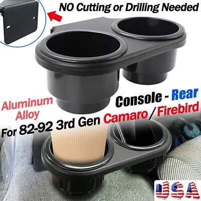 Rear Dual Cup Holders Ashtray Replace For 82-92 3rd Gen Camaro Firebird Console • $32.99