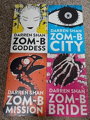 4 X DARREN SHAN ZOM-B ZOMBIE Books Paperback • £7