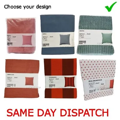 £7.99 • Buy Ikea Cushion Cover 50cm X 50cm 100% Cotton New UK FREE Fast Delivery 