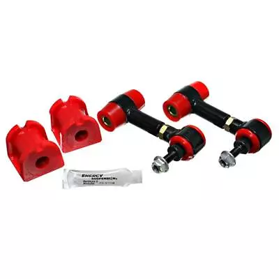 Energy Suspension 19.5106R; Rear Sway Bar Bushing Set Red For 08-14 Subaru WRX • $88.09