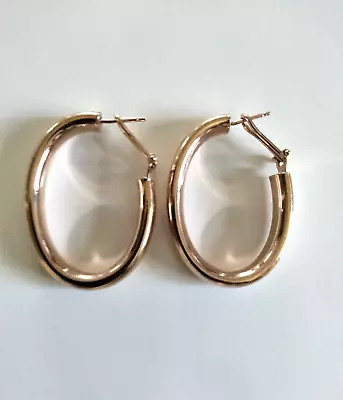 Milor Italy Bronze Hoop Earrings Women's Classic Fashion Jewelry • $25