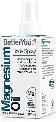 BetterYou Magnesium Oil Sensitive Spray 100ml UK Stock • £8