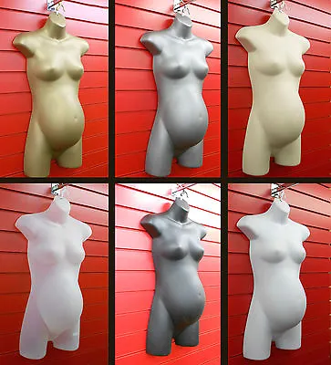 Hanging Female PREGNANT Mannequin TORSO BODY HIGH QUALITY FORM DISPLAY BUST • £15.99