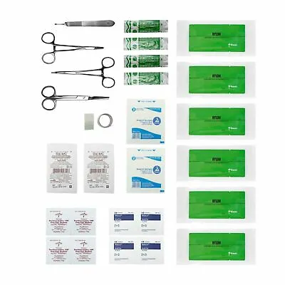 Advanced Surgical Suture Kit First Aid Medical Travel Trauma Pack 28 Pieces • $16.99