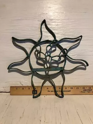 Vintage Reclaimed Outdoor Green Patina Metal Wall Hanging Decoration  *6 STYLES* • $60