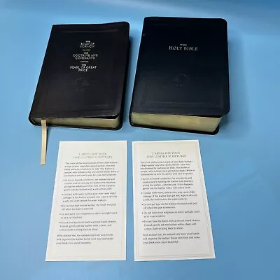 Invecchiato Leather Holy Bible Book Of Mormon D&C PoGP 2016-17 LDS Employee Gift • $299.99