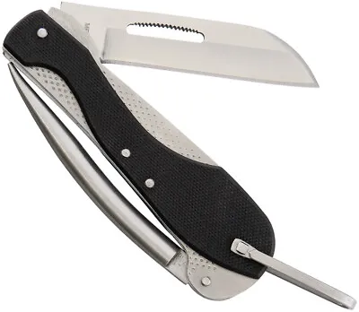 Marbles Marlin Spike Folder Knife G10 Black Folding Satin Blade Bail 7  384 • $12.84