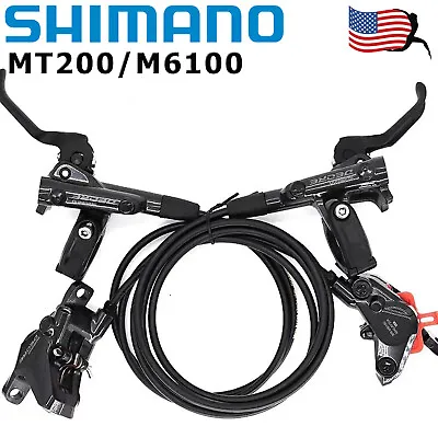 Shimano Deore M6100 Hydraulic Disc Brake Mountain Bike Front Rear MT200 PM 160mm • $36.50