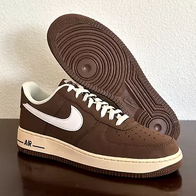 Nike Air Force 1 '07 Dark Mocha Brown FZ3592-259 Men's Size 10 Shoes • $94