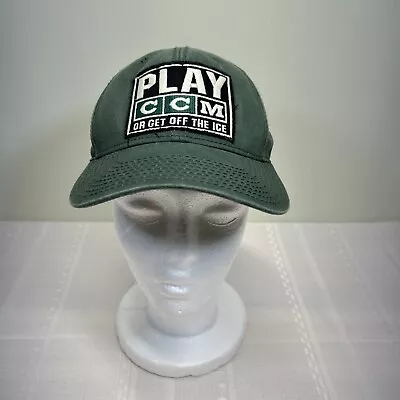 Vintage 90s NHL CCM  Play Or Get Off The Ice  Minnesota Wild Snapback Hat • $24.99