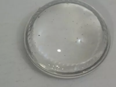 Vintage Paperweight Magnifying Art Glass Ound Domed - 3 1/8 Inch Diameter • $14.40