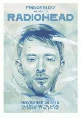 $50 • Buy Radiohead Thom Yorke 2010 Original Concert Poster 