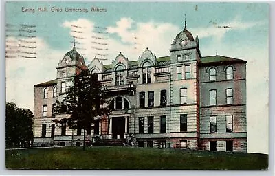 Athens Ohio~Ewing Hall Ohio University~Vintage Postcard • $3.70
