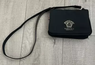 VERSACE Parfums Crossbody Promotional Black Bag • $33