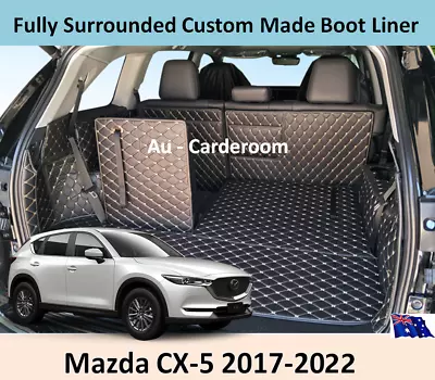 For Mazda CX-5 2017-2022 Premium Custom Made Trunk Boot Mats Liner Cargo Cover  • $139