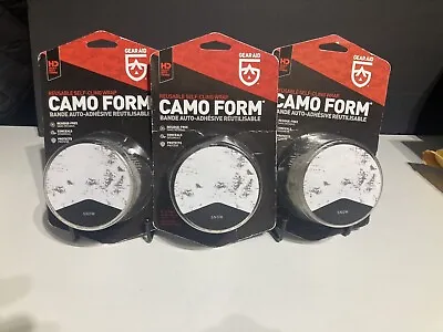 GEAR AID Camo Form Reusable Self-Cling Wrap 2  X 144  - Snow (3 Pack) • $29.85